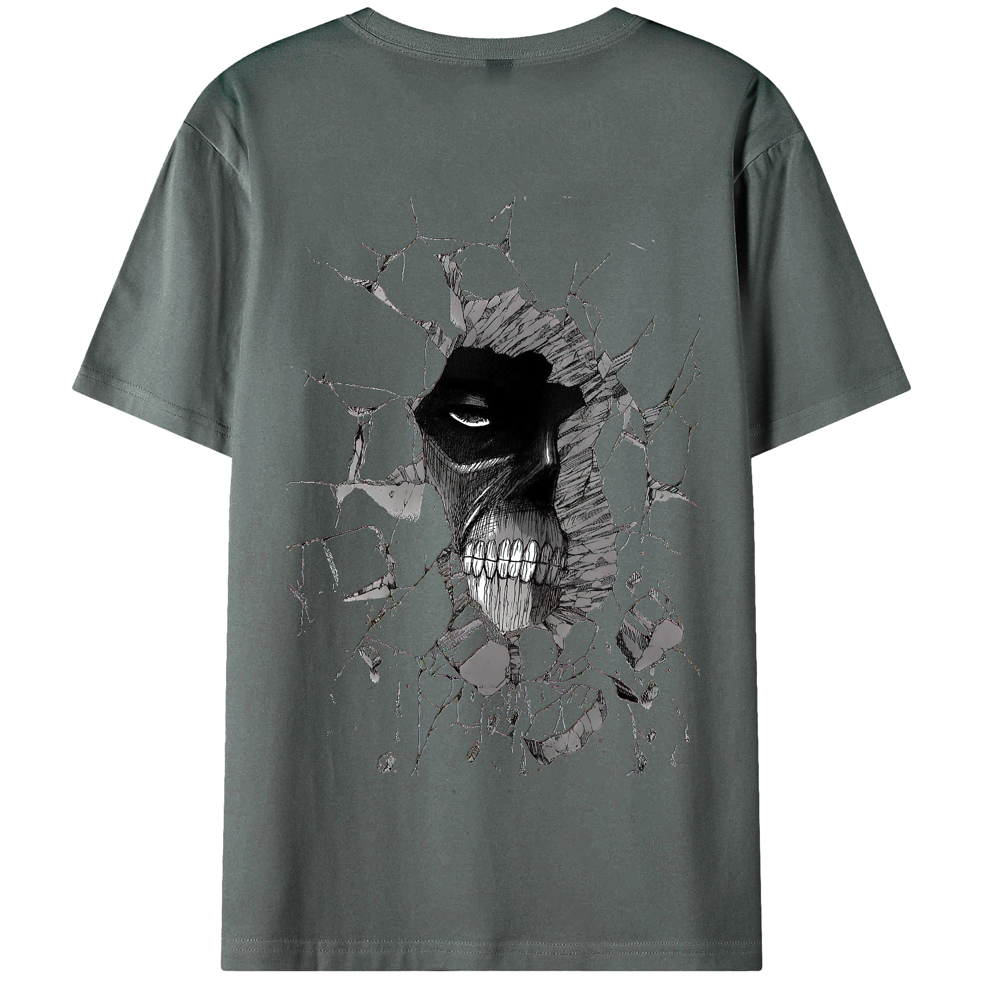 （画像用） 進撃の巨人 Attack on Titan 綿100％半袖Tシャツ（背面プリント）